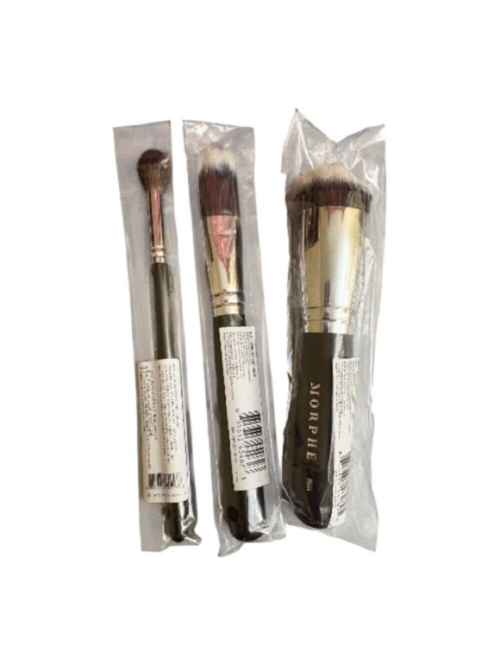 Morphe Brush Trio - Black and Silver NWT